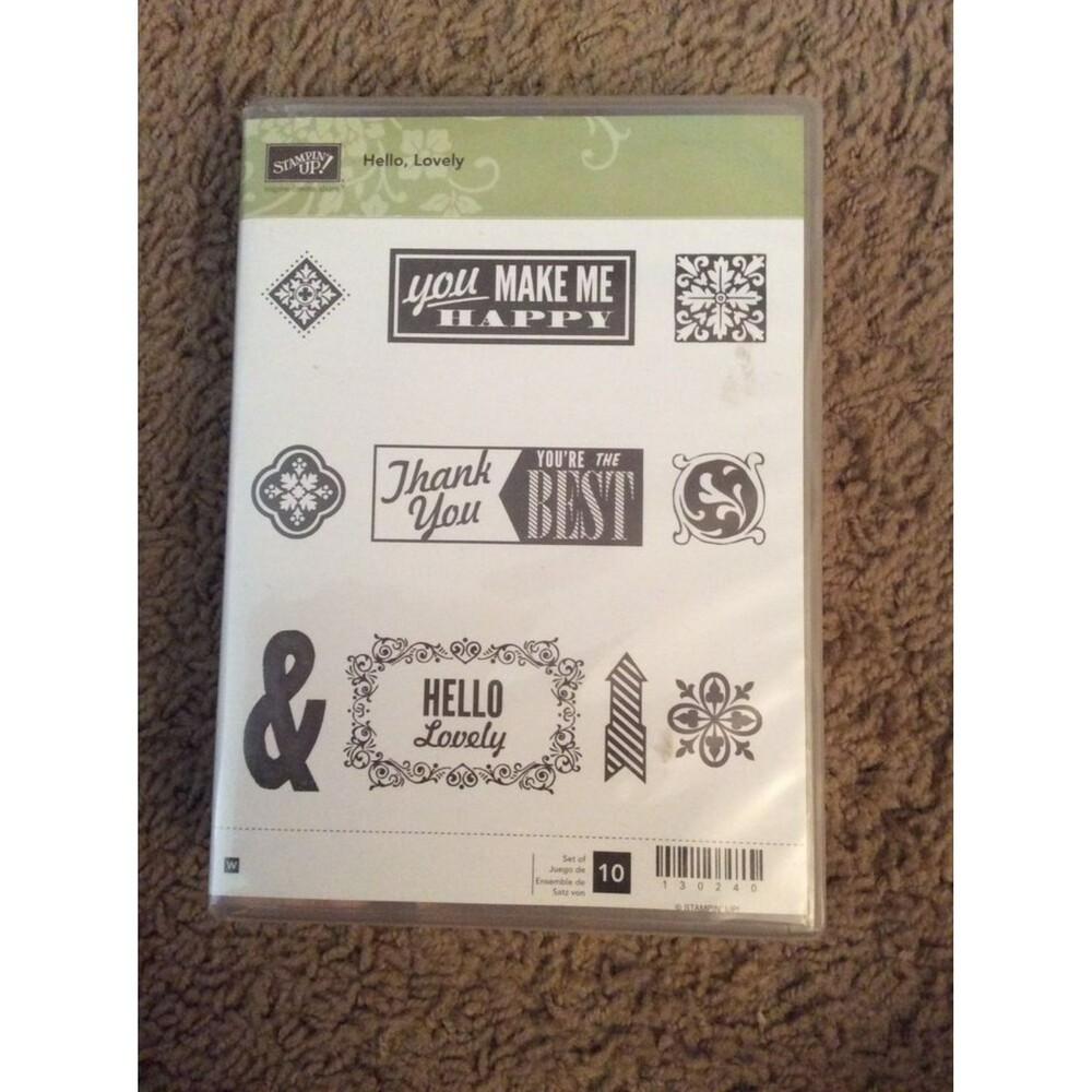 INVENTORY REDUCTION SALE. Stampin Up Hello, Lovely Stamp Set B49